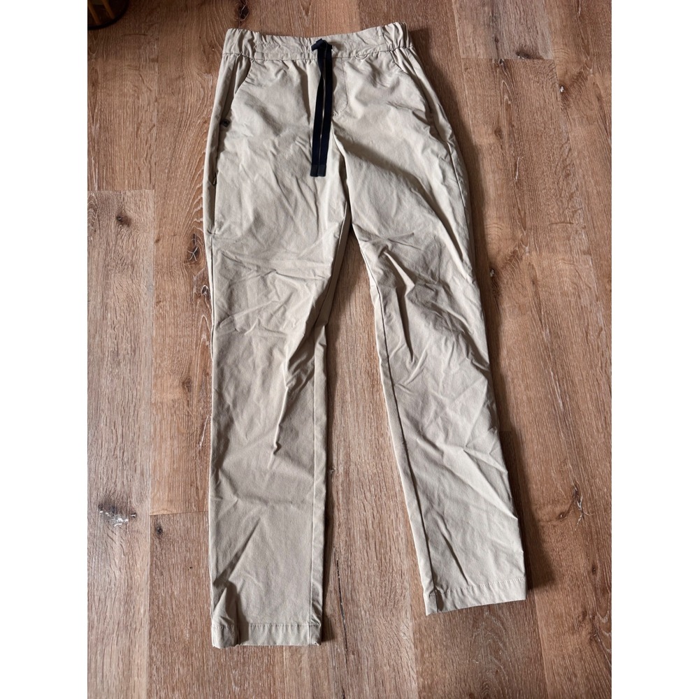 FIGS Khaki Tan Scrub Pants‎ Elastic Straight Leg W22WW2003 Size XS